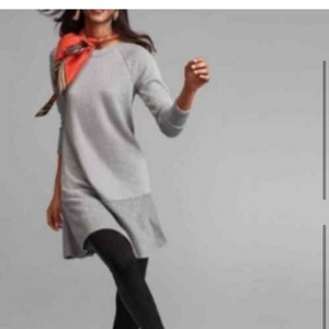 Cabi Flashdance‎ Sweater Dress #3459 Grey